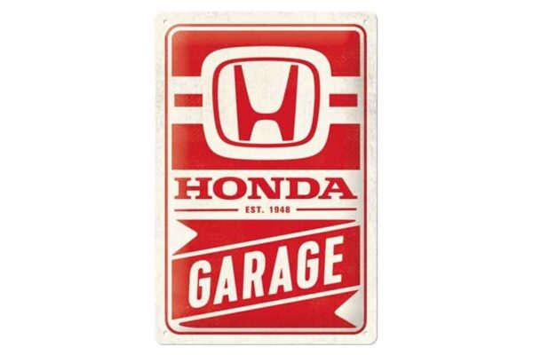 Chapa "Honda Garage"