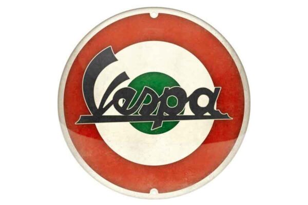 Chapa redonda "Vespa"