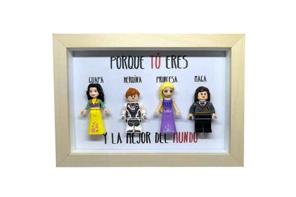 Cuadro Lego "Porque tú eres..." mujer